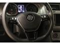 2017 Volkswagen Golf SportWagen Titan Black Interior Steering Wheel Photo