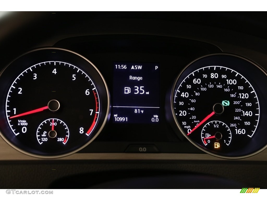 2017 Volkswagen Golf SportWagen S Gauges Photo #134046315