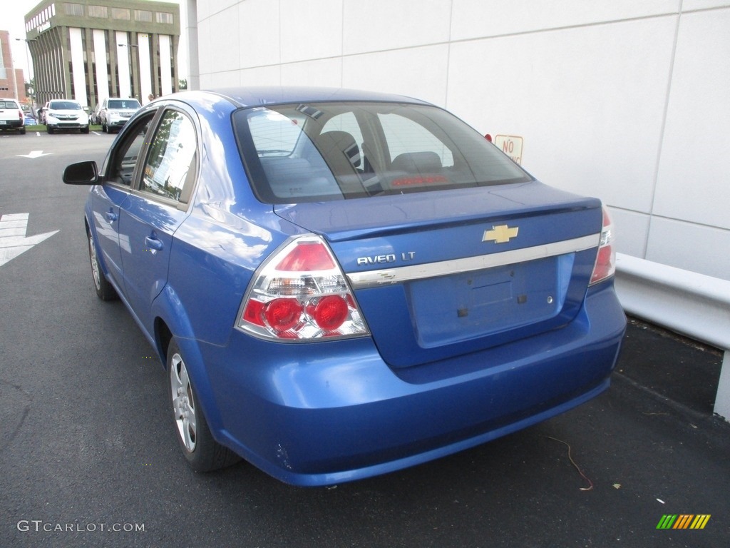 2011 Aveo LT Sedan - Bright Blue / Charcoal photo #3