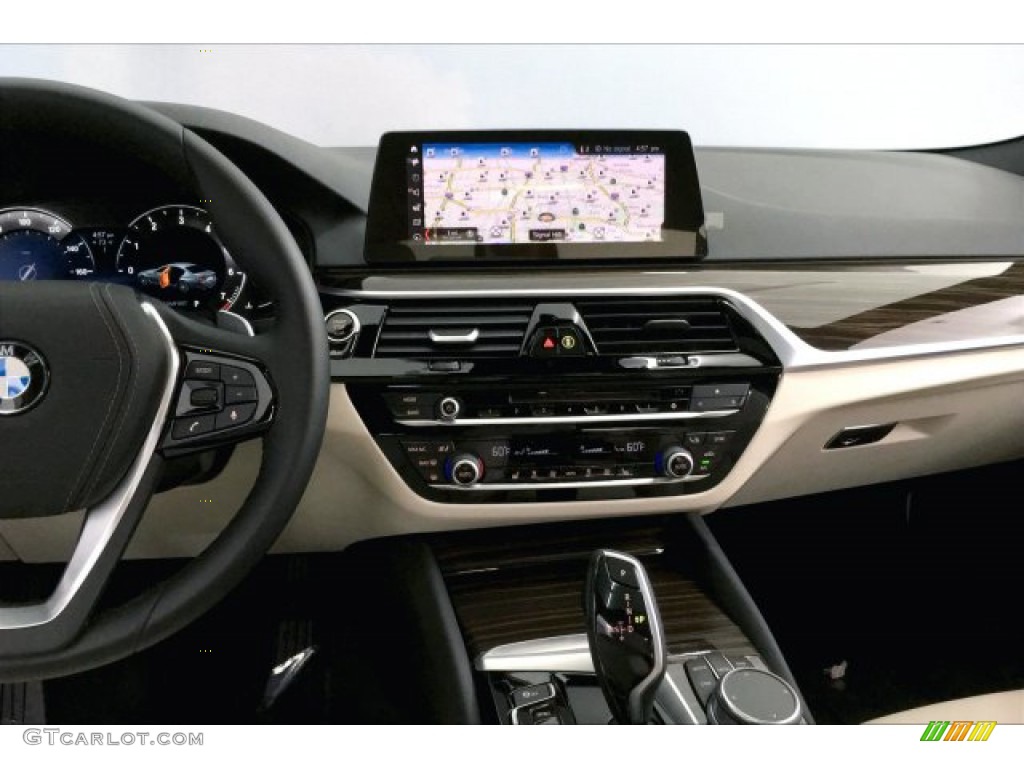 2019 5 Series 530i Sedan - Mediterranean Blue Metallic / Ivory White photo #5