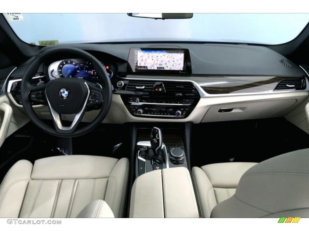 2019 5 Series 530i Sedan - Mediterranean Blue Metallic / Ivory White photo #20