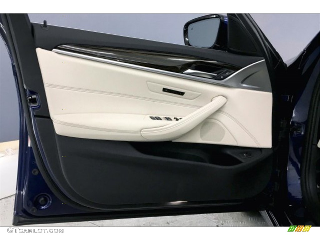 2019 5 Series 530i Sedan - Mediterranean Blue Metallic / Ivory White photo #21