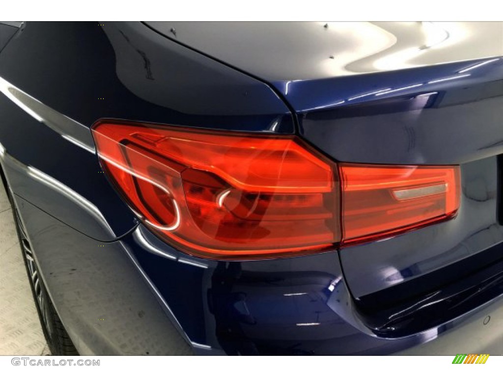 2019 5 Series 530i Sedan - Mediterranean Blue Metallic / Ivory White photo #22