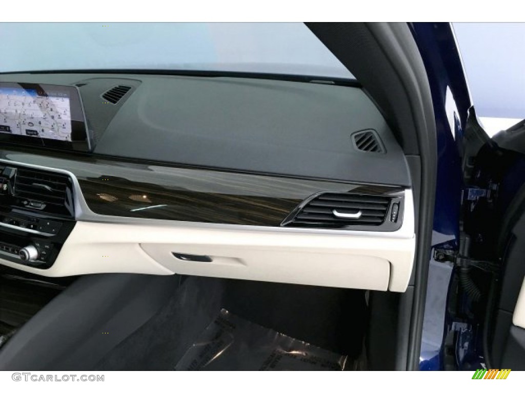 2019 5 Series 530i Sedan - Mediterranean Blue Metallic / Ivory White photo #24