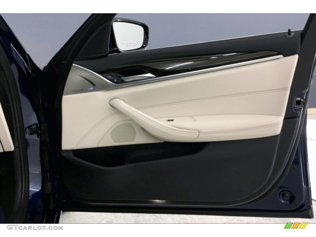 2019 5 Series 530i Sedan - Mediterranean Blue Metallic / Ivory White photo #26
