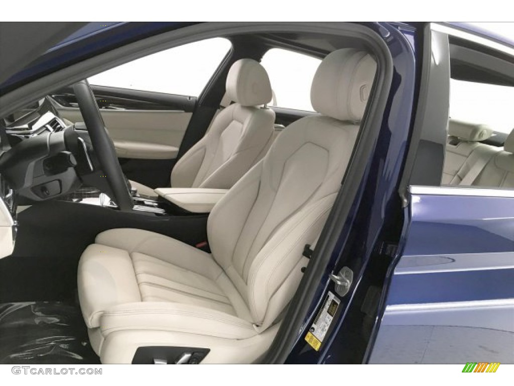 2019 5 Series 530i Sedan - Mediterranean Blue Metallic / Ivory White photo #32