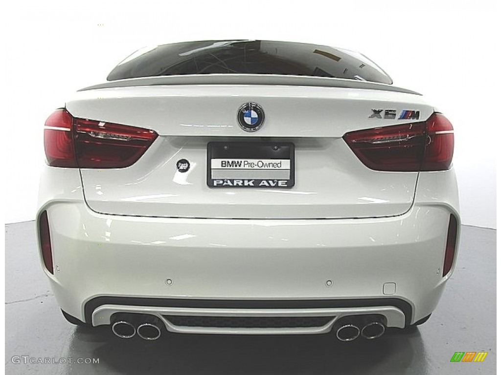 2019 X6 M  - Alpine White / Aragon Brown photo #4