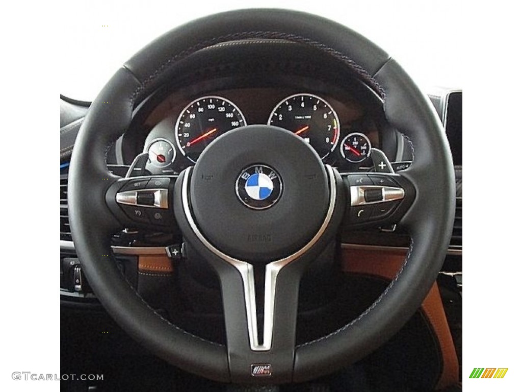 2019 X6 M  - Alpine White / Aragon Brown photo #25