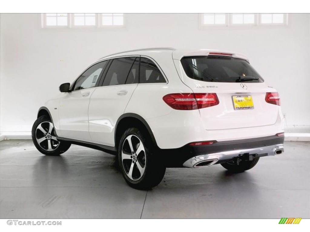 2019 GLC 350e 4Matic - Polar White / Saddle Brown/Black photo #2