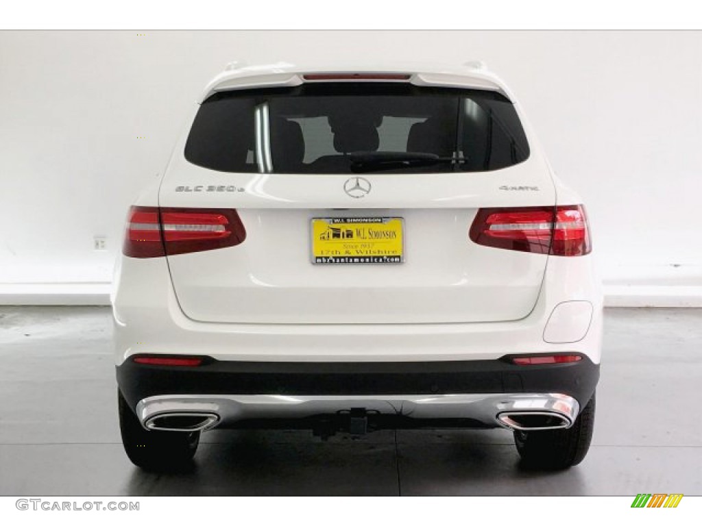 2019 GLC 350e 4Matic - Polar White / Saddle Brown/Black photo #3