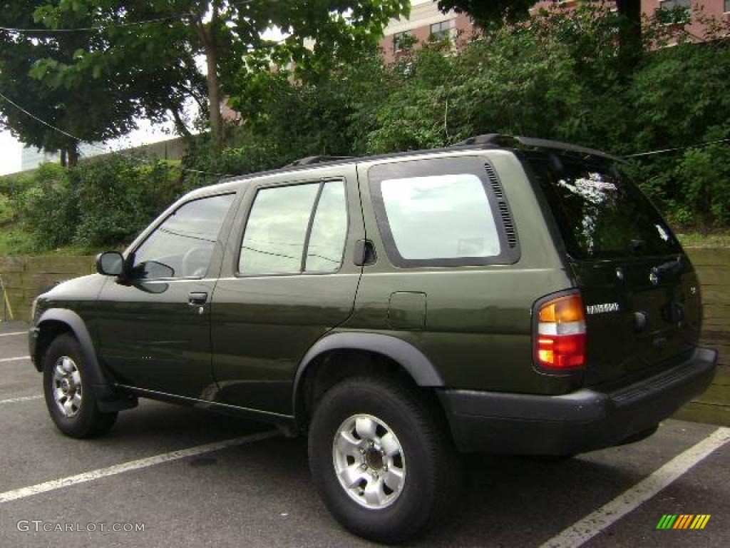 1997 Pathfinder SE 4x4 - Dark Green Pearl / Gray photo #2