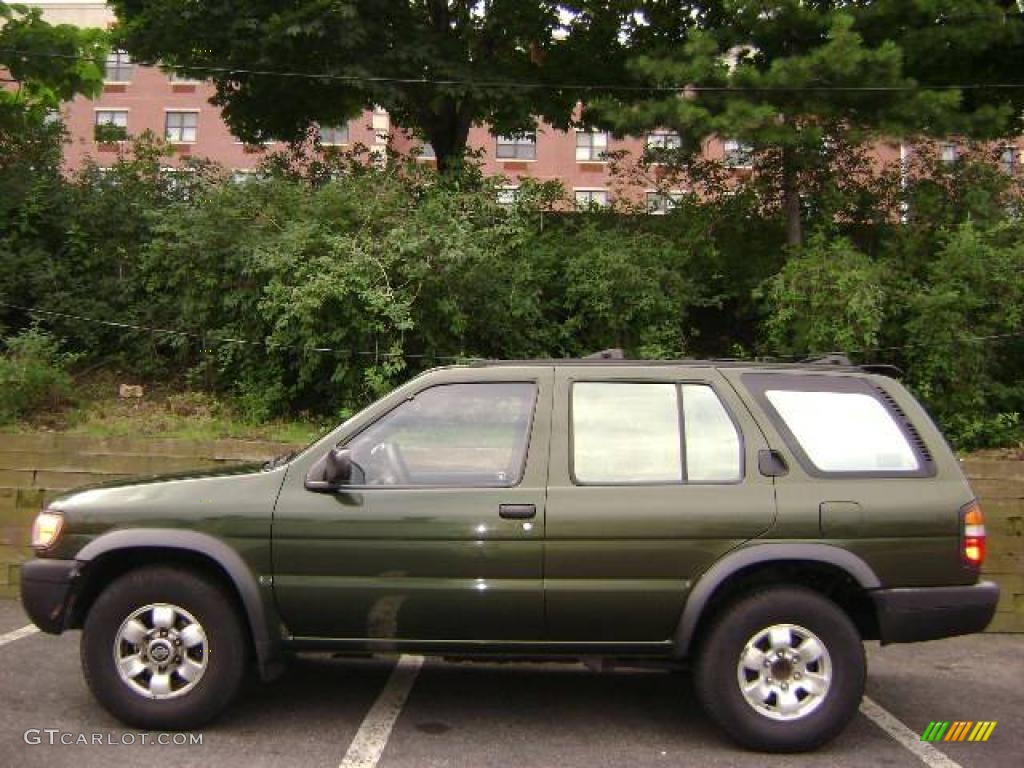 1997 Pathfinder SE 4x4 - Dark Green Pearl / Gray photo #4
