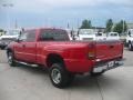 2001 Victory Red Chevrolet Silverado 3500 LS Extended Cab Dually  photo #4