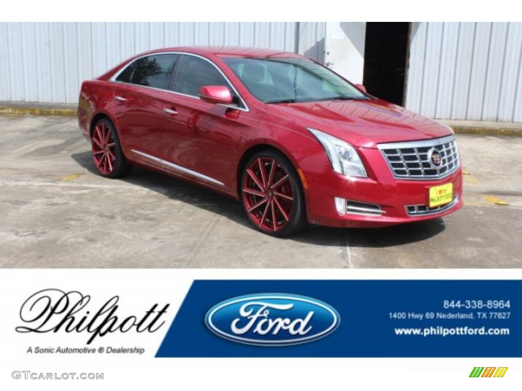 2013 XTS Luxury FWD - Crystal Red Tintcoat / Shale/Cocoa photo #1