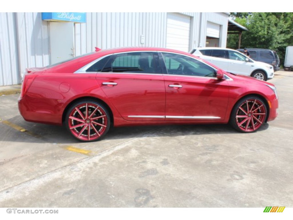 2013 XTS Luxury FWD - Crystal Red Tintcoat / Shale/Cocoa photo #10