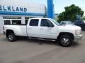 Summit White - Silverado 3500HD LTZ Crew Cab 4x4 Dually Photo No. 4