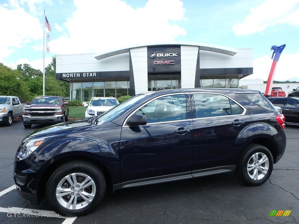 2016 Equinox LS AWD - Blue Velvet Metallic / Jet Black photo #1