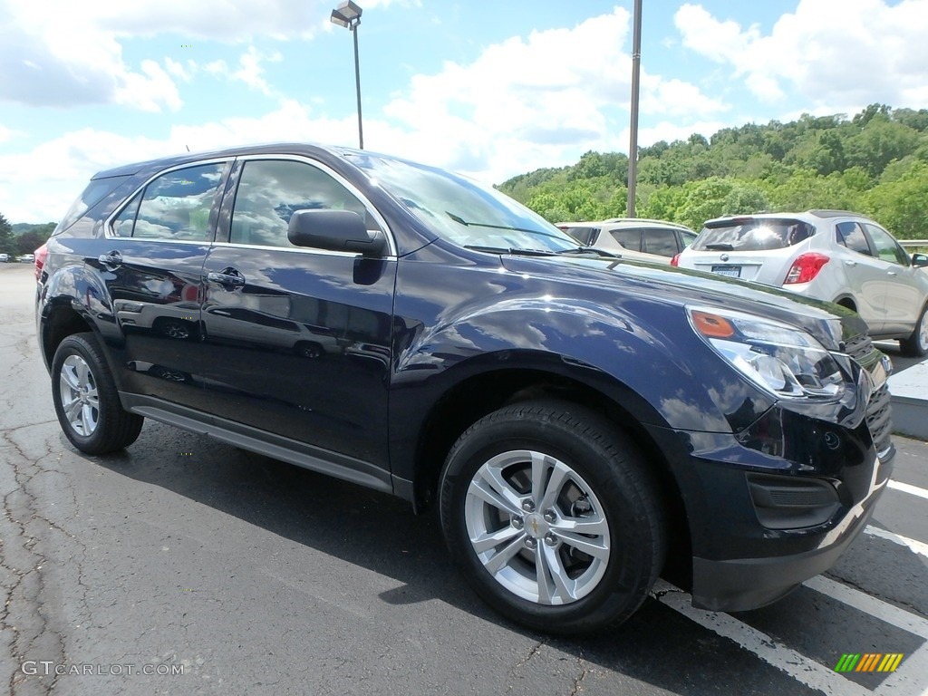 2016 Equinox LS AWD - Blue Velvet Metallic / Jet Black photo #4