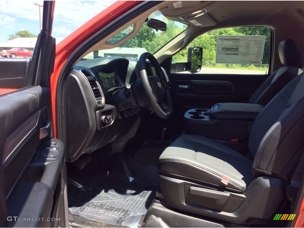 2019 2500 Tradesman Regular Cab 4x4 - Flame Red / Black/Diesel Gray photo #9