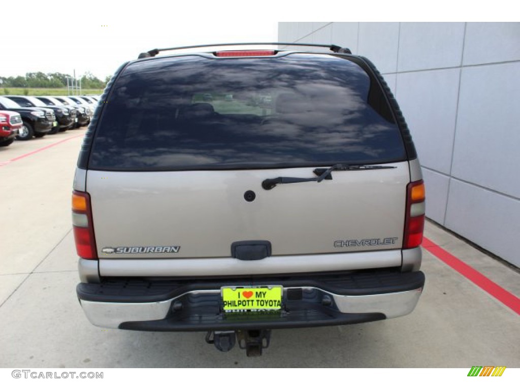 2003 Suburban 1500 LS - Light Pewter Metallic / Tan/Neutral photo #11