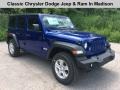 Ocean Blue Metallic 2019 Jeep Wrangler Unlimited Sport 4x4