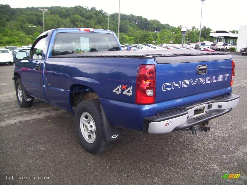 2003 Silverado 1500 Regular Cab 4x4 - Arrival Blue Metallic / Dark Charcoal photo #3
