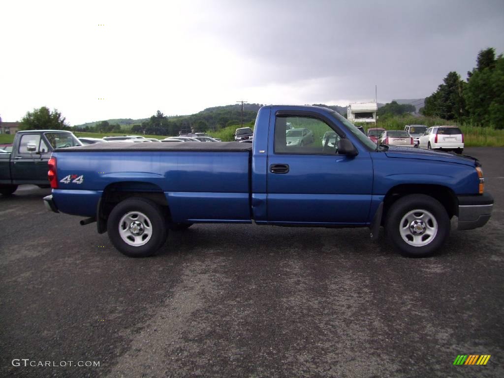 2003 Silverado 1500 Regular Cab 4x4 - Arrival Blue Metallic / Dark Charcoal photo #6