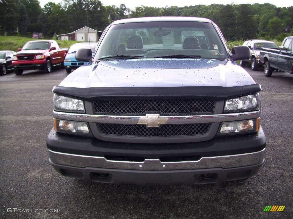 2003 Silverado 1500 Regular Cab 4x4 - Arrival Blue Metallic / Dark Charcoal photo #8