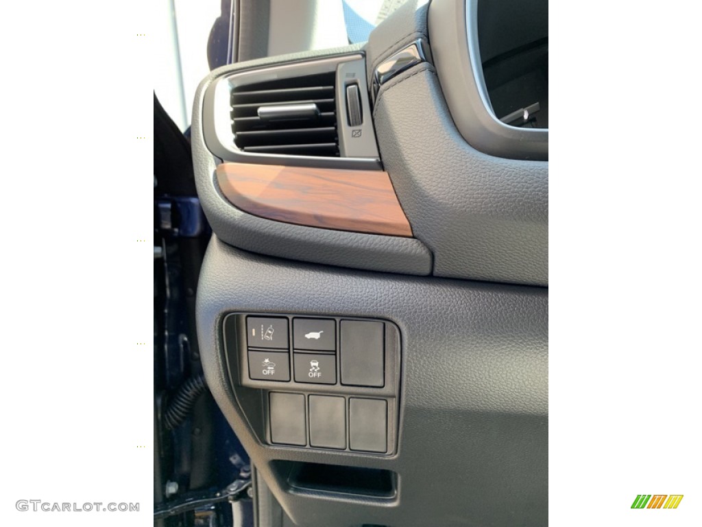 2019 CR-V EX-L AWD - Obsidian Blue Pearl / Gray photo #12