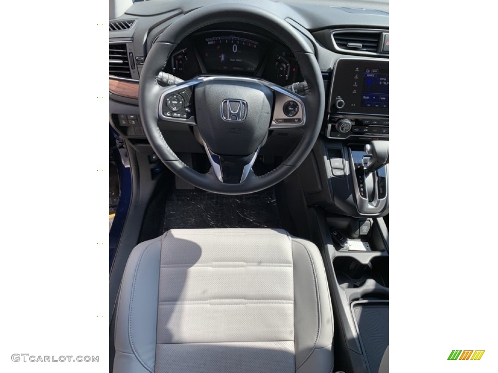 2019 CR-V EX-L AWD - Obsidian Blue Pearl / Gray photo #13