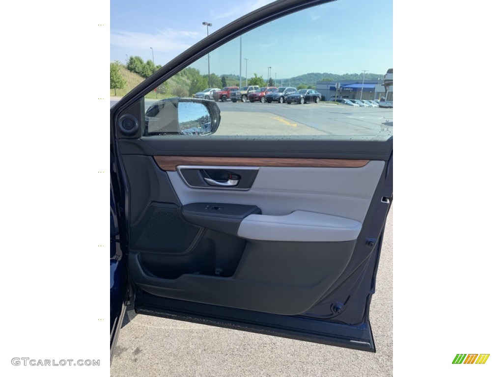 2019 CR-V EX-L AWD - Obsidian Blue Pearl / Gray photo #27