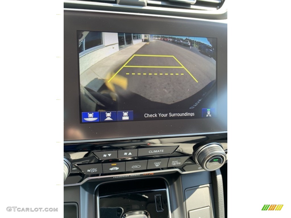 2019 CR-V EX-L AWD - Obsidian Blue Pearl / Gray photo #34