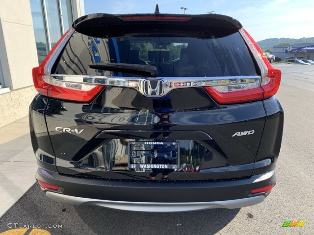 2019 CR-V EX AWD - Crystal Black Pearl / Black photo #6