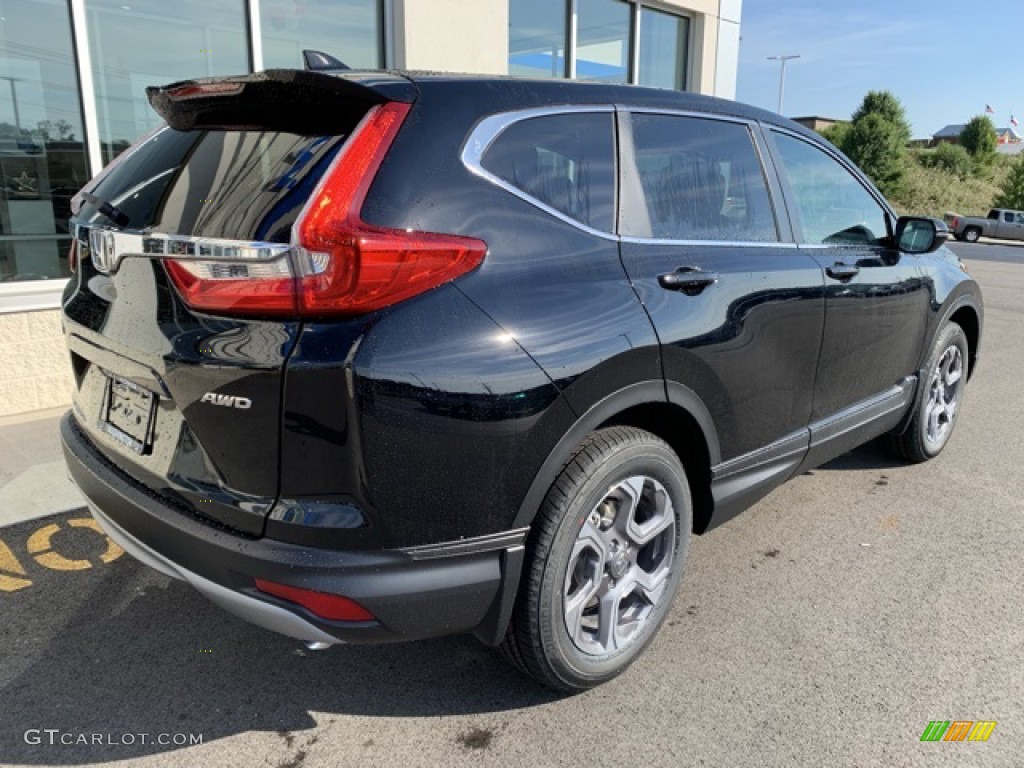 2019 CR-V EX AWD - Crystal Black Pearl / Black photo #7