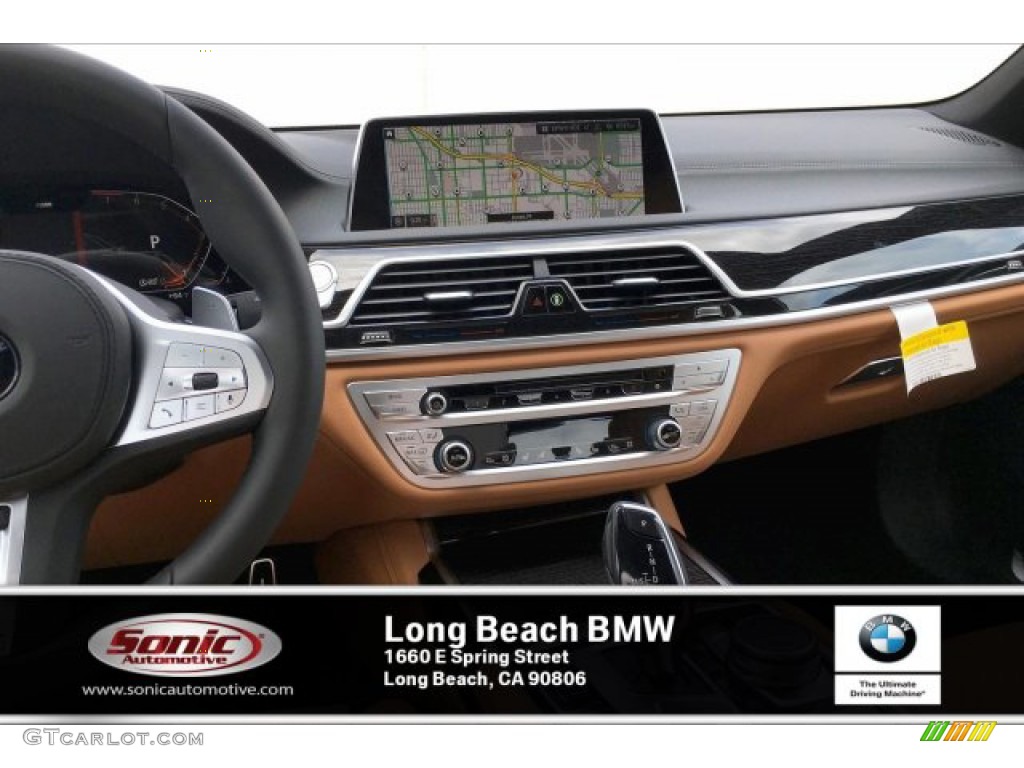 2020 7 Series 740i Sedan - Mineral White Metallic / Cognac photo #5