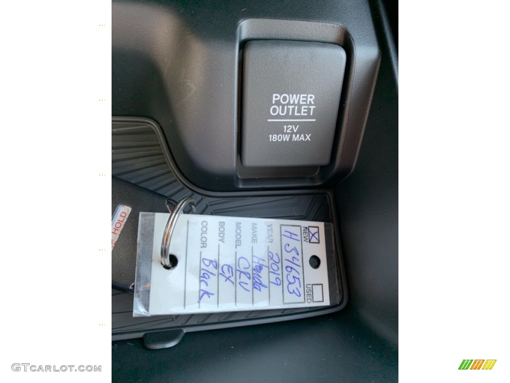 2019 CR-V EX AWD - Crystal Black Pearl / Black photo #37