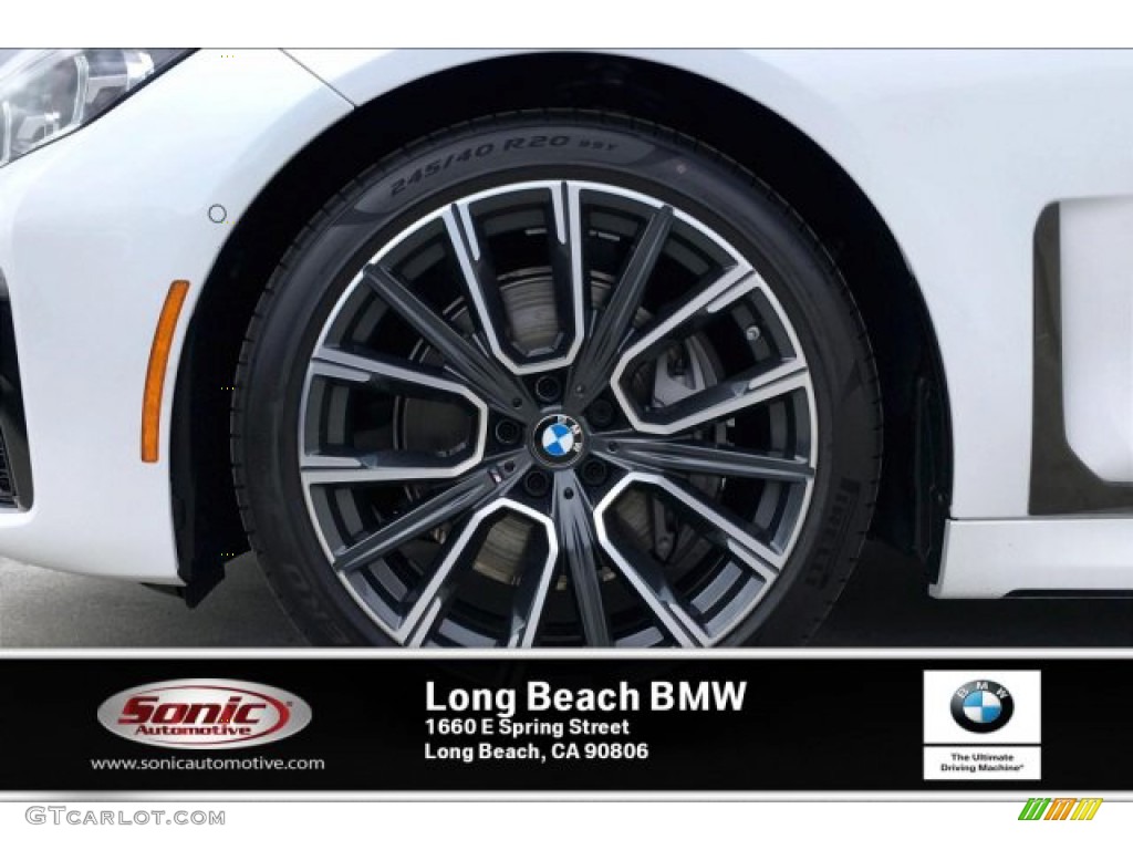 2020 7 Series 740i Sedan - Mineral White Metallic / Cognac photo #9