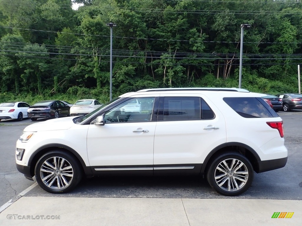 2017 Explorer Platinum 4WD - White Platinum / Medium Soft Ceramic photo #6