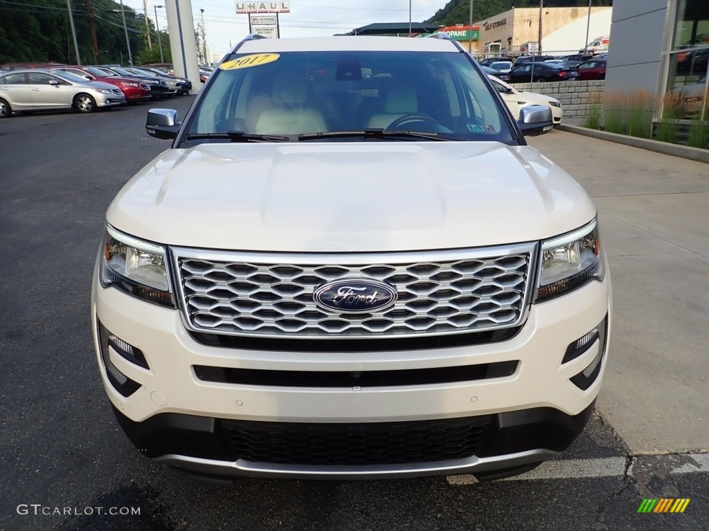 2017 Explorer Platinum 4WD - White Platinum / Medium Soft Ceramic photo #8