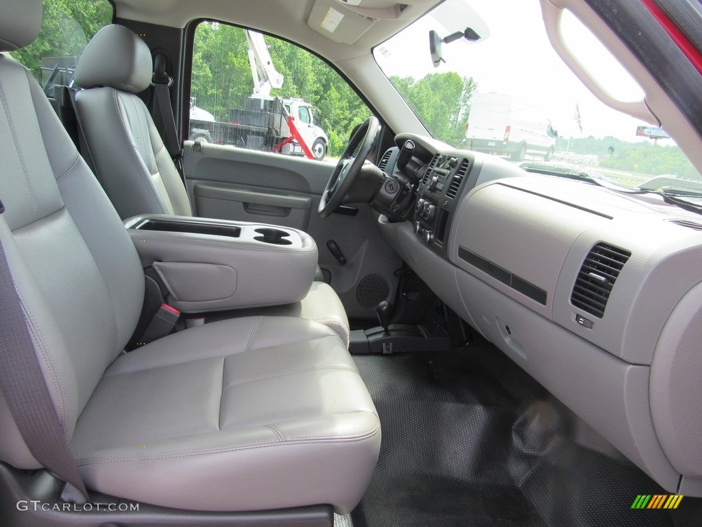 2012 Silverado 2500HD Work Truck Regular Cab 4x4 Plow Truck - Victory Red / Dark Titanium photo #11