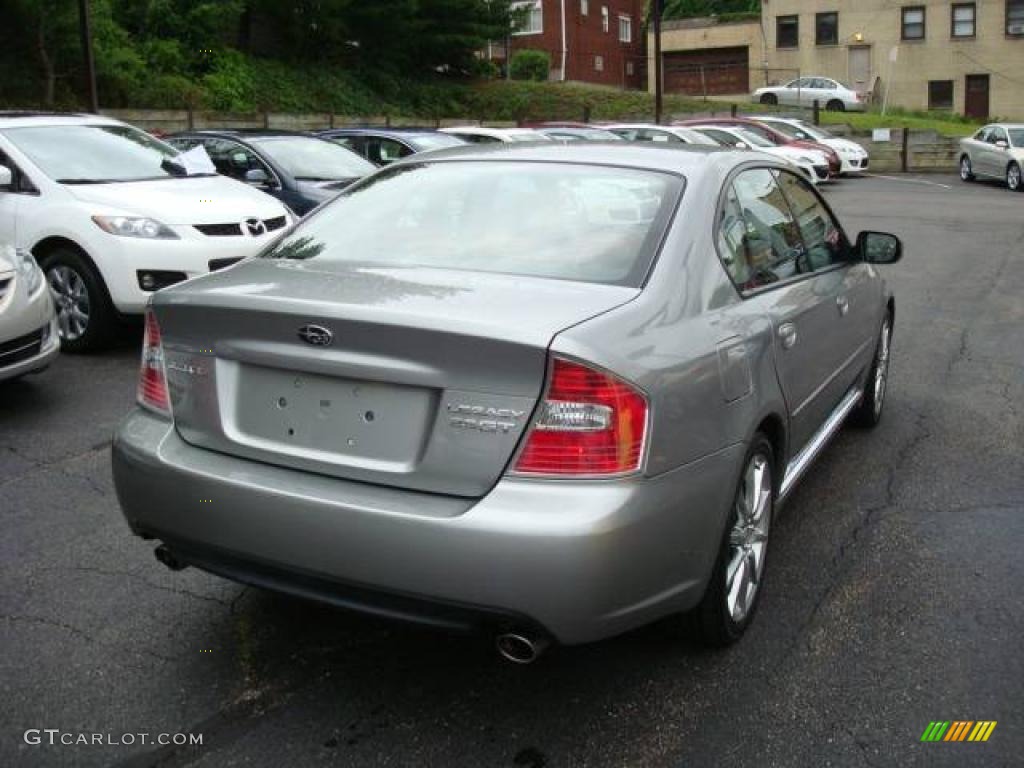 2006 Legacy 2.5 GT Limited Sedan - Titanium Silver Metallic / Brick Red photo #5