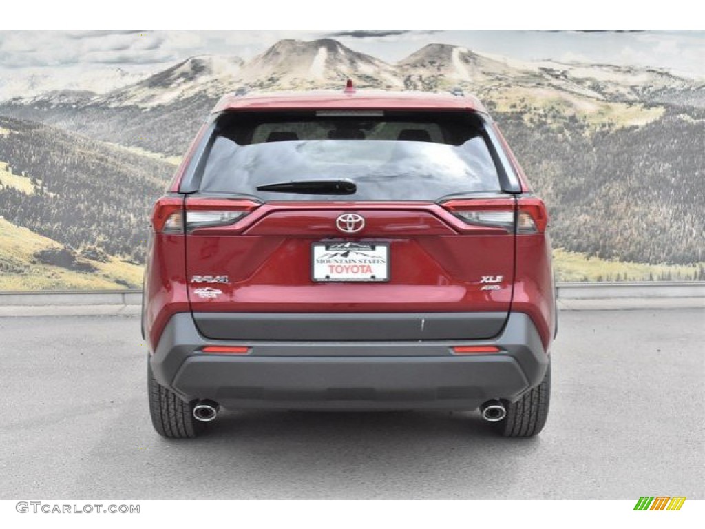 2019 RAV4 XLE AWD - Ruby Flare Pearl / Black photo #4