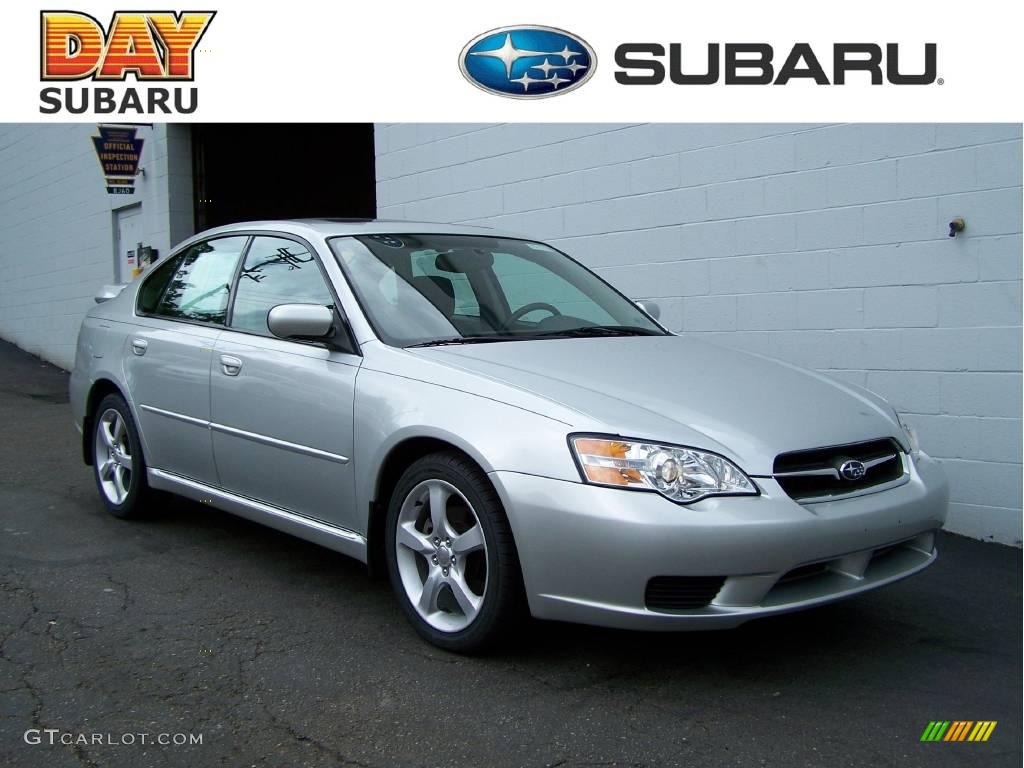 2006 Legacy 2.5i Limited Sedan - Brilliant Silver Metallic / Off-Black photo #1