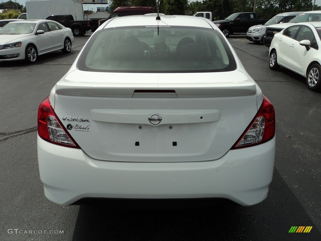 2017 Versa S - Fresh Powder White / Charcoal photo #22