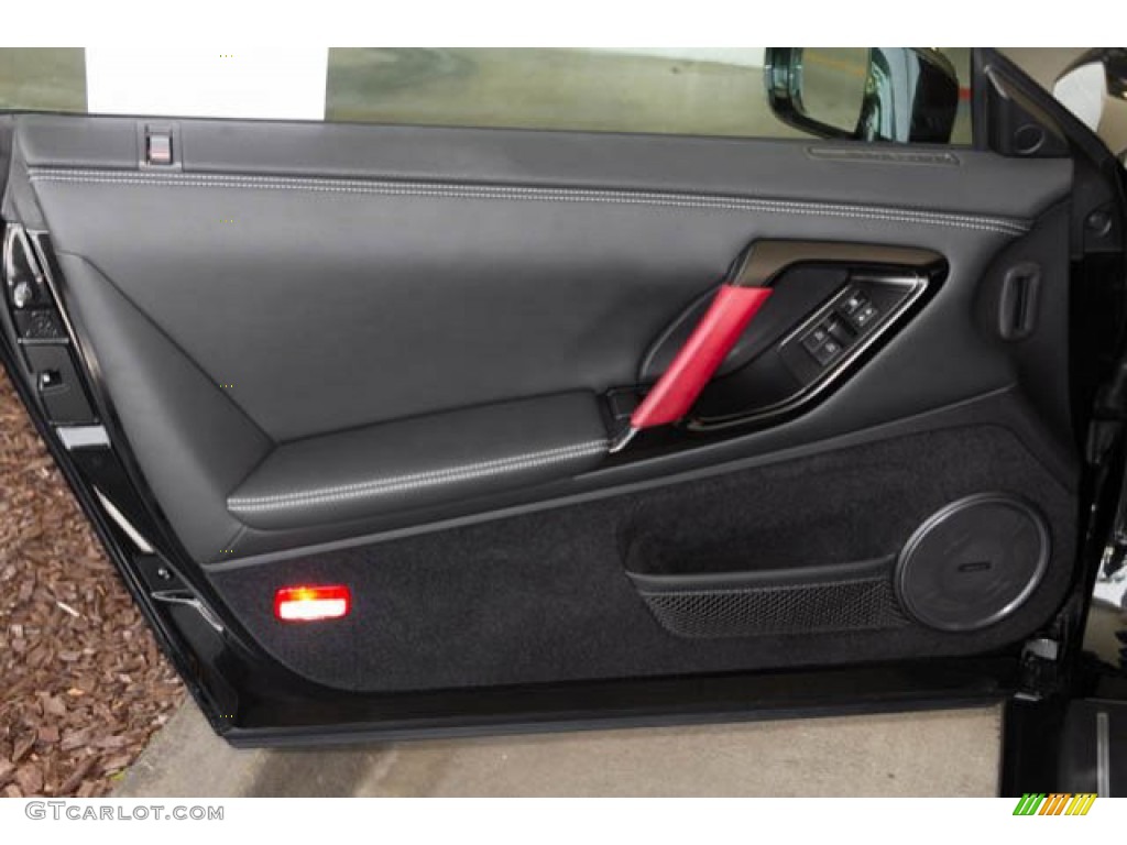 2015 Nissan GT-R Black Edition Black Door Panel Photo #134064533