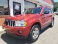 2005 Inferno Red Crystal Pearl Jeep Grand Cherokee Limited 4x4  photo #2