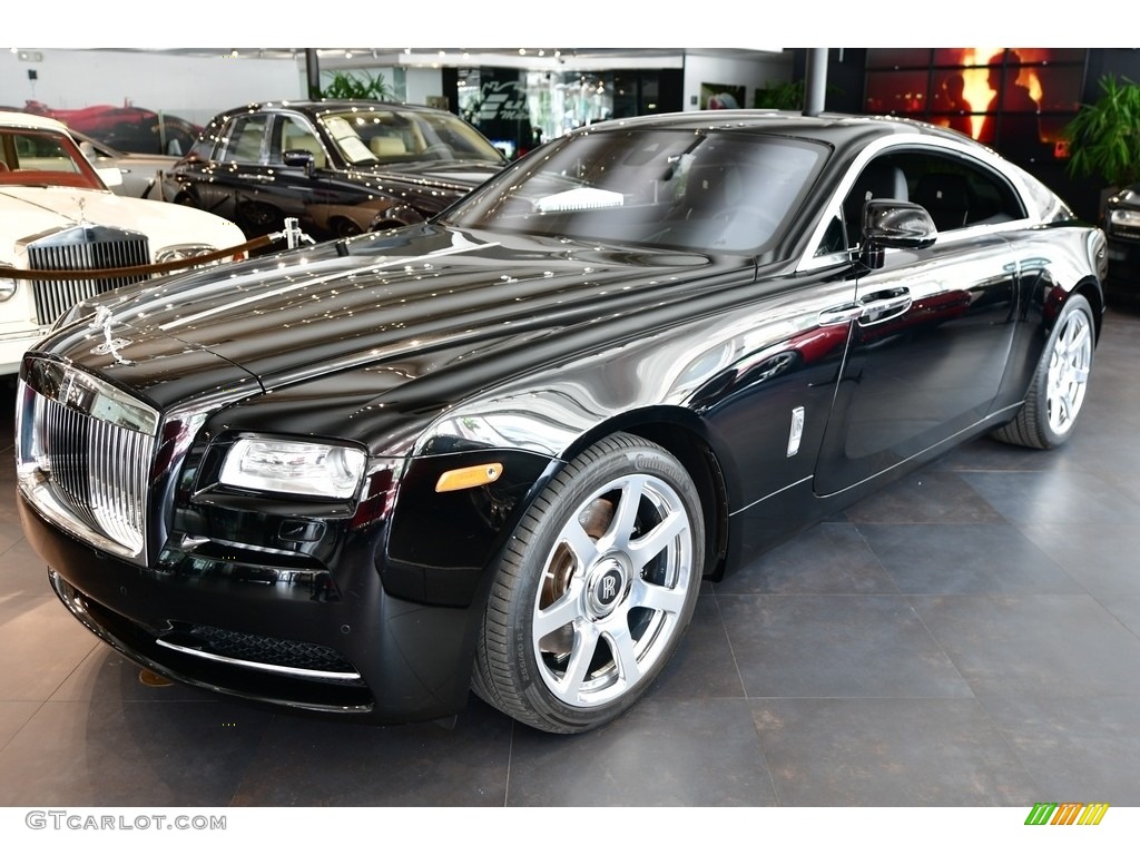 Diamond Black 2014 Rolls-Royce Wraith Standard Wraith Model Exterior Photo #134064650