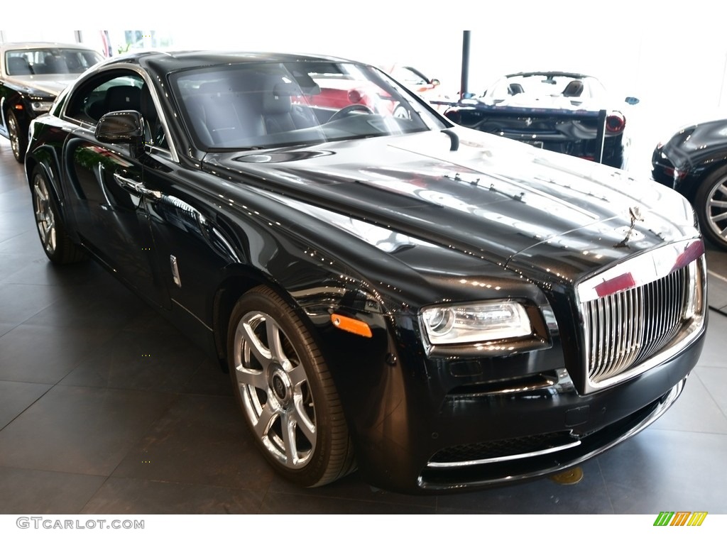 Diamond Black 2014 Rolls-Royce Wraith Standard Wraith Model Exterior Photo #134064785
