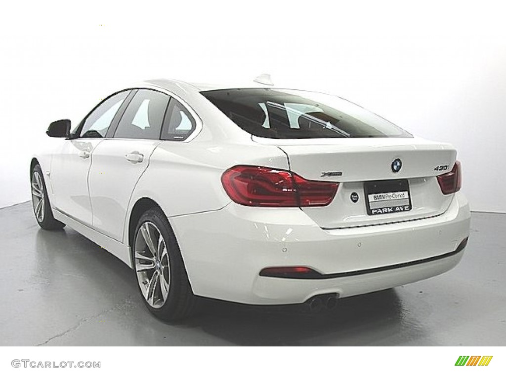 2019 4 Series 430i xDrive Gran Coupe - Alpine White / Coral Red photo #1