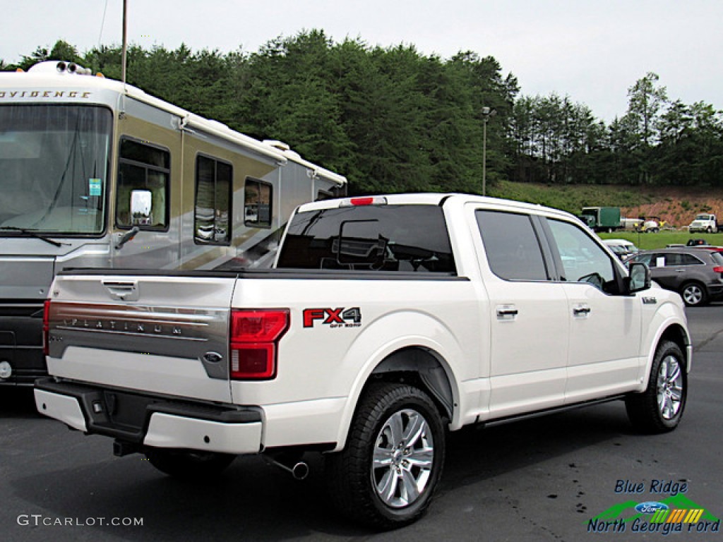 2018 F150 Platinum SuperCrew 4x4 - White Platinum / Black photo #5